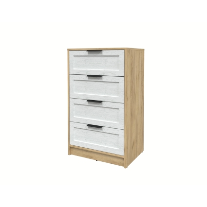 Kомод Тренд КТ-К60 (Дуб золотой ЛДСП/ Дуб полярный ЛМДФ) Ш600 В1020 Г451